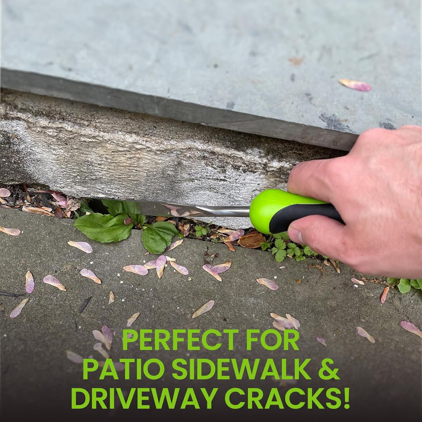Wirov™  Multipurpose Crevice Weeding Tool with Ergonomic Handle