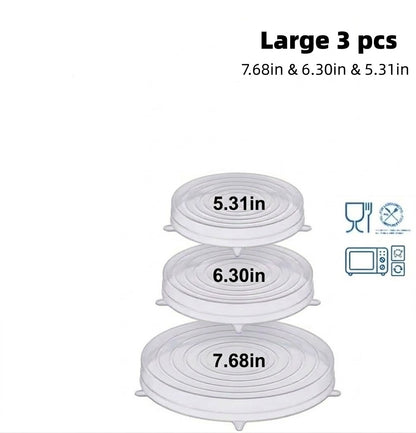 Wirov™ Reusable Silicone Lids — 6 PCS Stretch Bowl & Pot Covers