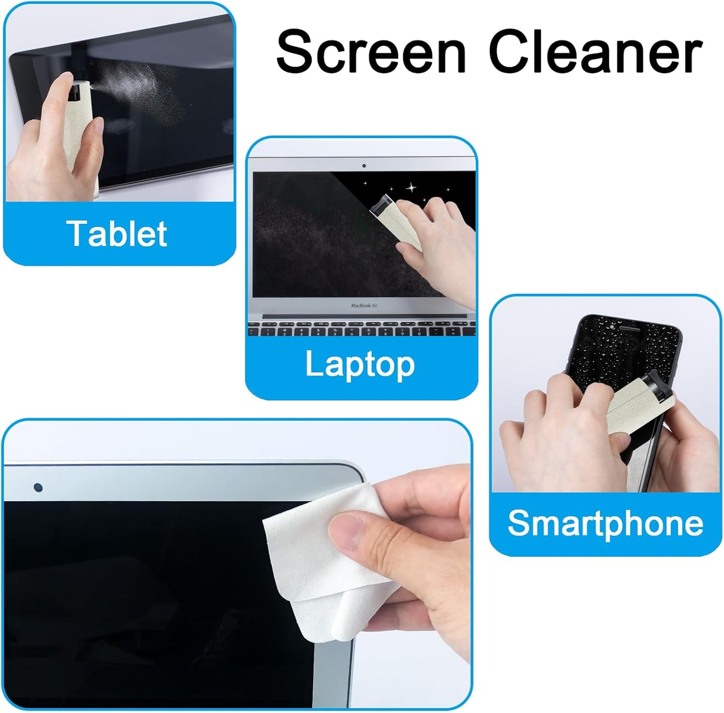 Wirov™ Ultimate 2-in-1 Screen Cleaner Spray