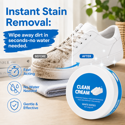 Wirov™ White Shoe Cleaning Cream - No Water Needed