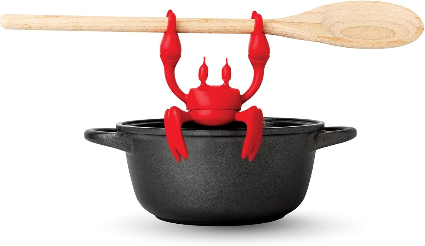 Wirov™ 2-in-1 Crab Spoon Holder & Steam Releaser