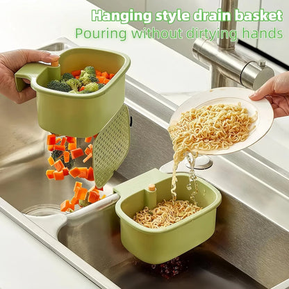 Wirov™ One-Press 3-in-1 Sink Strainer Basket