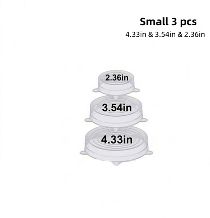 Wirov™ Reusable Silicone Lids — 6 PCS Stretch Bowl & Pot Covers