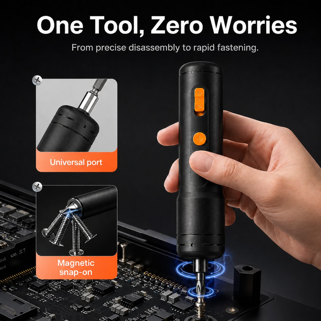 🔥Hot Sale 50% OFF🔩Wirov™ 2-in-1 Hybrid Electric Screwdriver