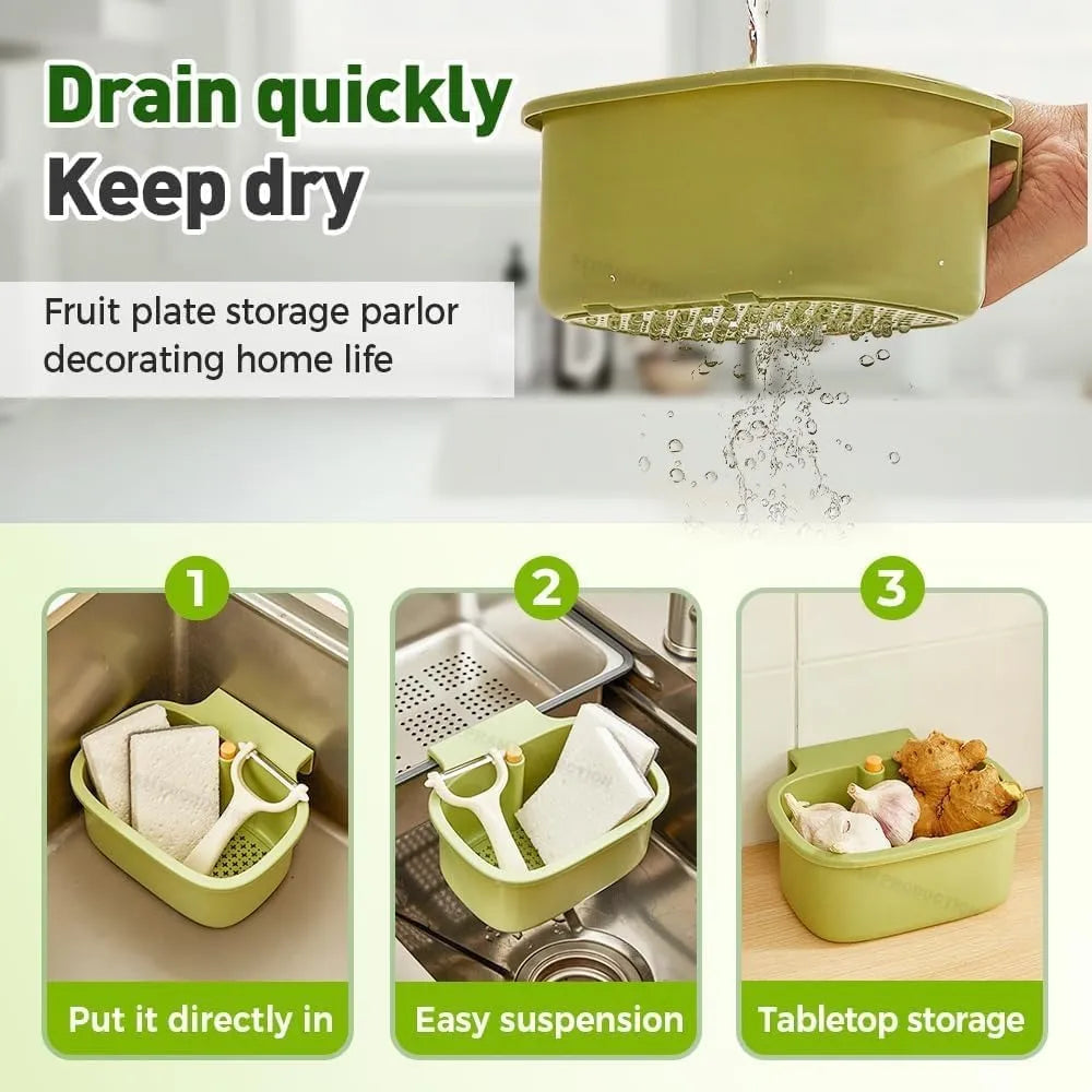 Wirov™ One-Press 3-in-1 Sink Strainer Basket