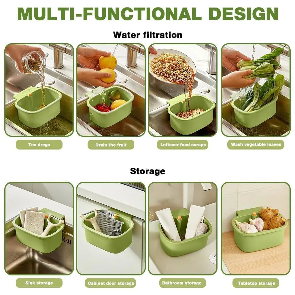 Wirov™ One-Press 3-in-1 Sink Strainer Basket