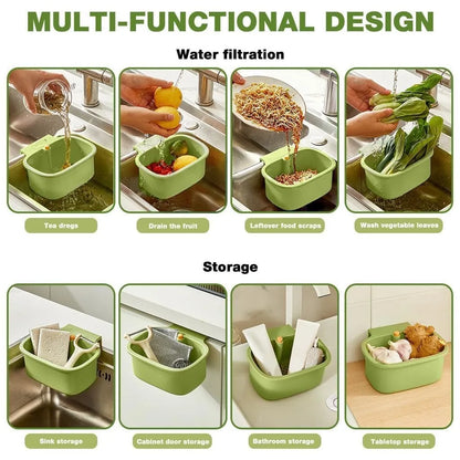 Wirov™ One-Press 3-in-1 Sink Strainer Basket