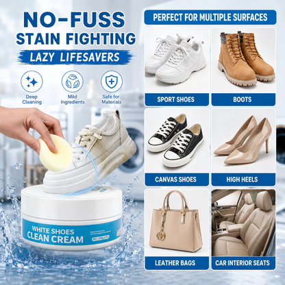 Wirov™ White Shoe Cleaning Cream - No Water Needed