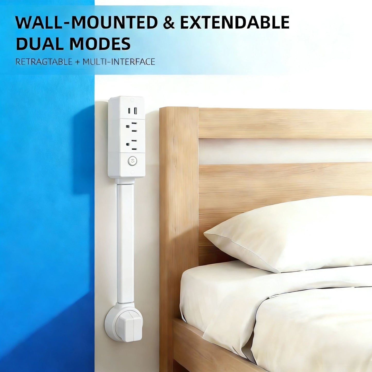 Wirov™ Electrical Outlet Extender-Swivel & Extendable Plug (offer)