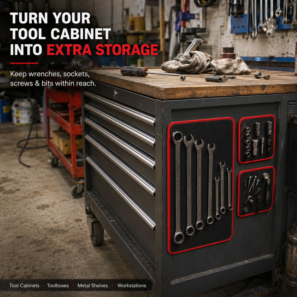 Purio™ Magnetic Tool Tray Mat – Flexible Workshop Organizer for Metal Surfaces (Offer)