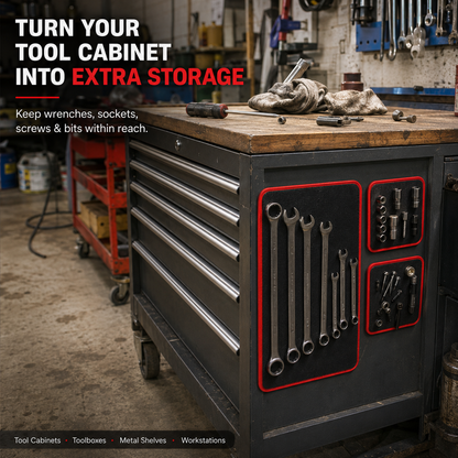 Purio™ Magnetic Tool Tray Mat – Flexible Workshop Organizer for Metal Surfaces (Offer)