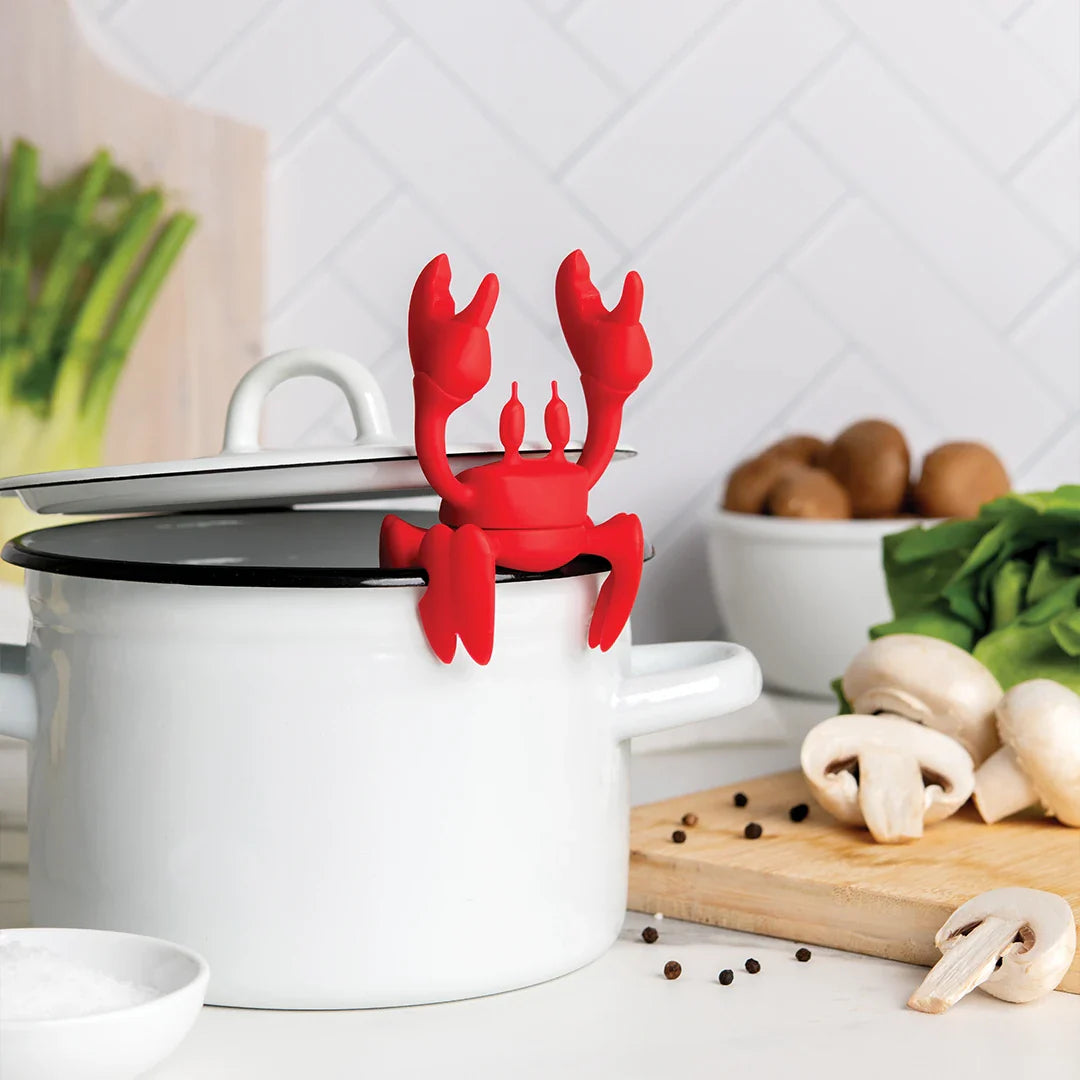 Wirov™ 2-in-1 Crab Spoon Holder & Steam Releaser