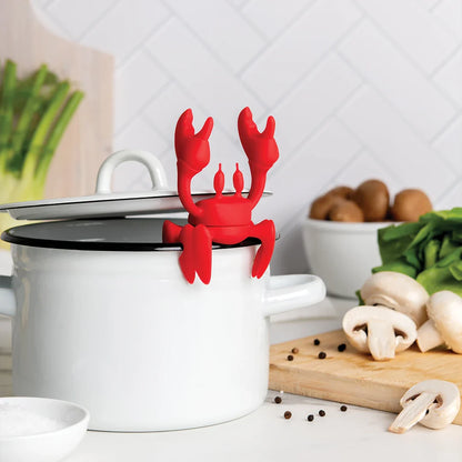 Wirov™ 2-in-1 Crab Spoon Holder & Steam Releaser