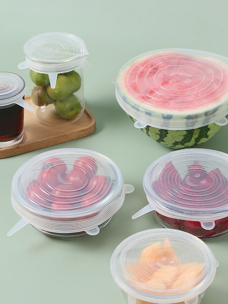 Wirov™ Reusable Silicone Lids — 6 PCS Stretch Bowl & Pot Covers