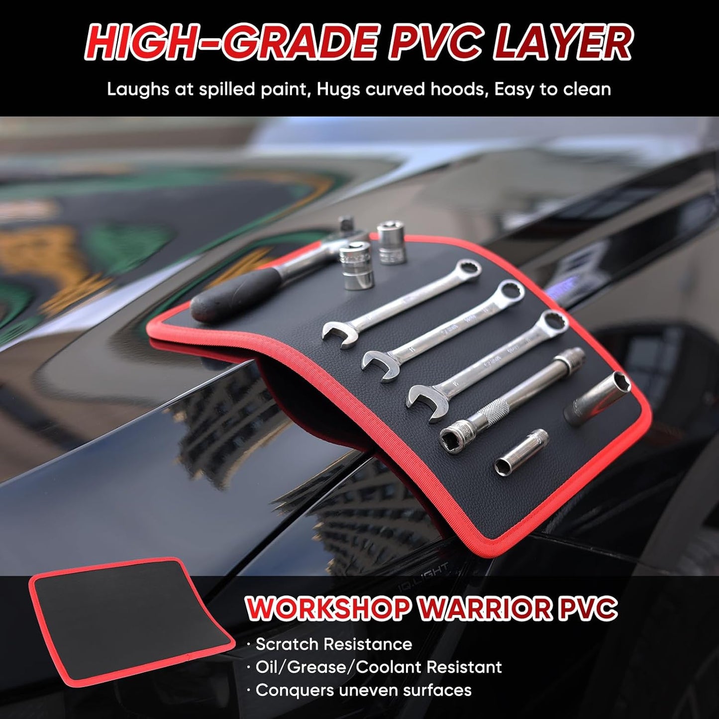 Purio™ Magnetic Tool Tray Mat – Flexible Workshop Organizer for Metal Surfaces (Offer)