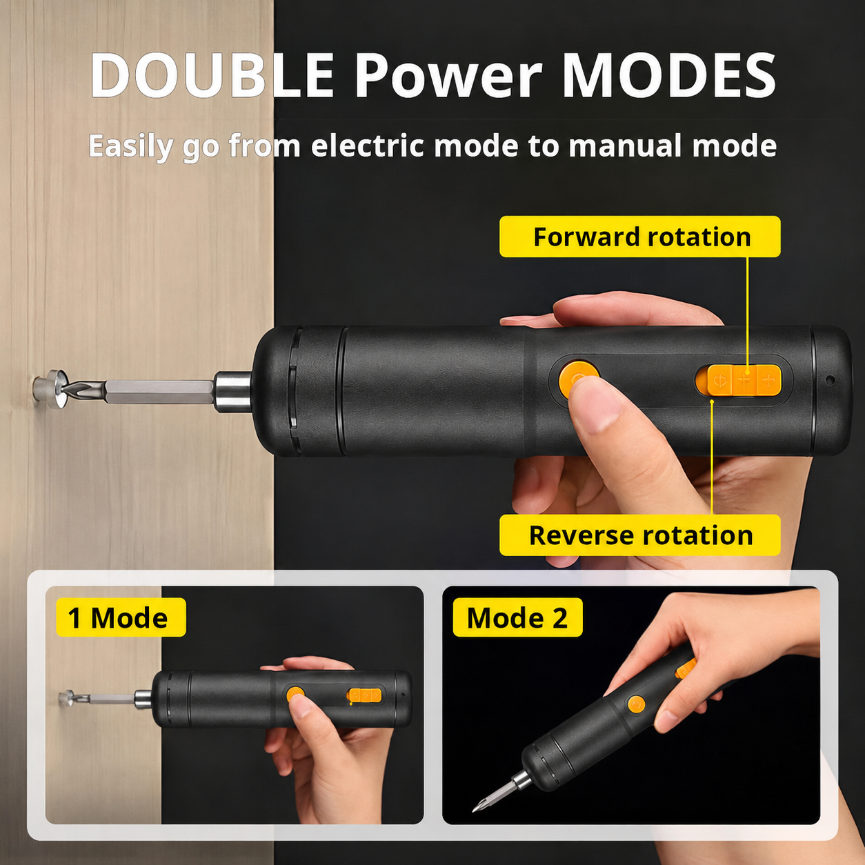 🔥Hot Sale 50% OFF🔩Wirov™ 2-in-1 Hybrid Electric Screwdriver