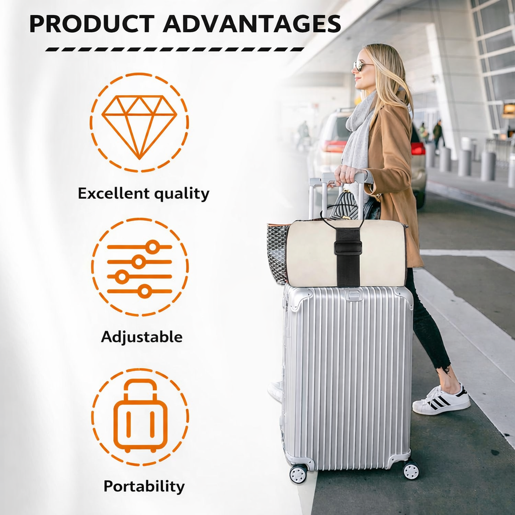 Wirov™ Travel Strap Pro Luggage Strap