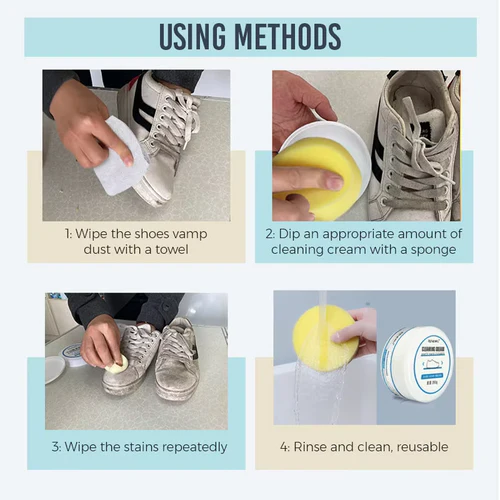 Wirov™ White Shoe Cleaning Cream - No Water Needed