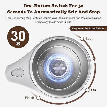 Wirov™ Rechargeable Automatic Magnetic Stirring Coffee Mug☕