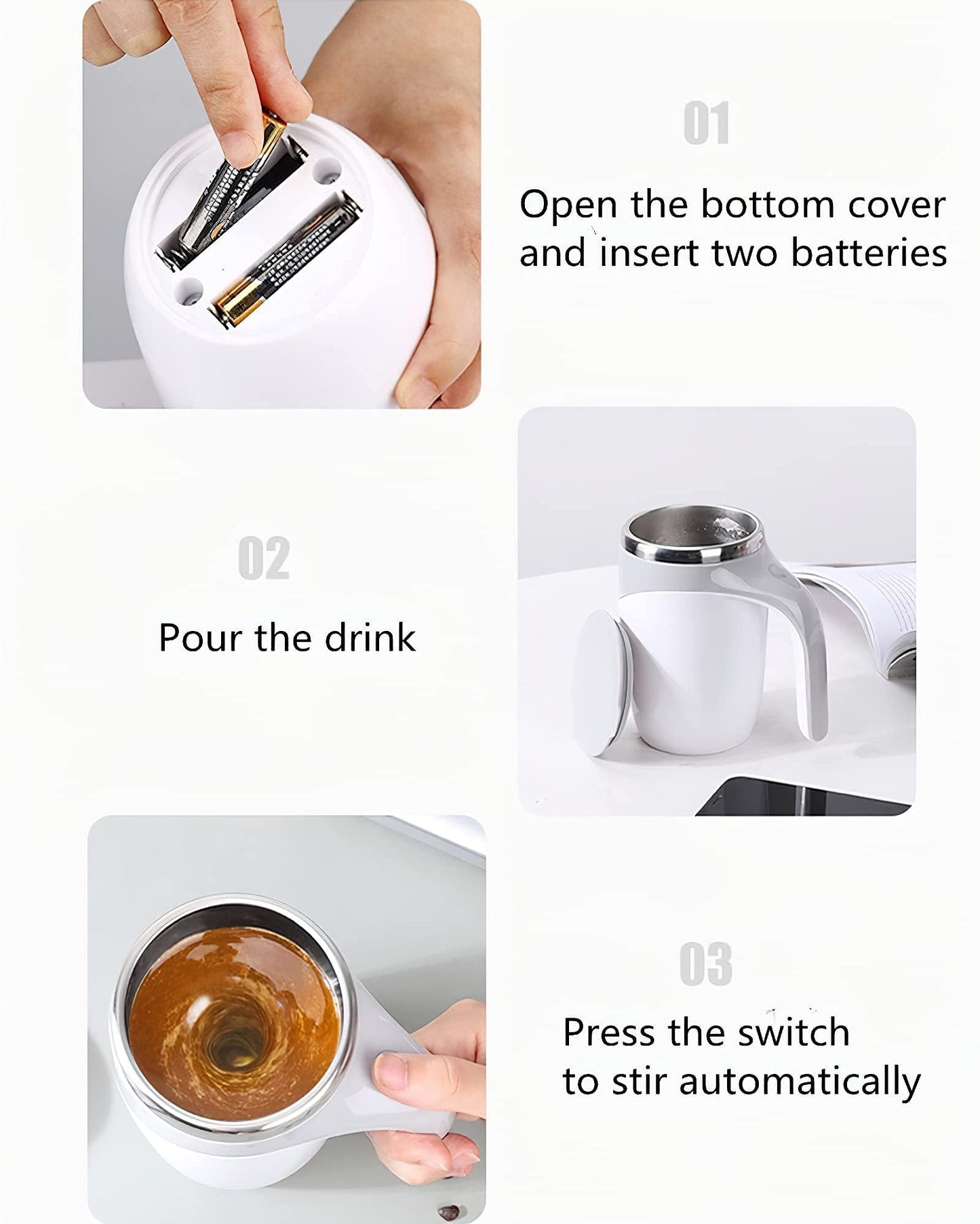 Wirov™ Rechargeable Automatic Magnetic Stirring Coffee Mug☕